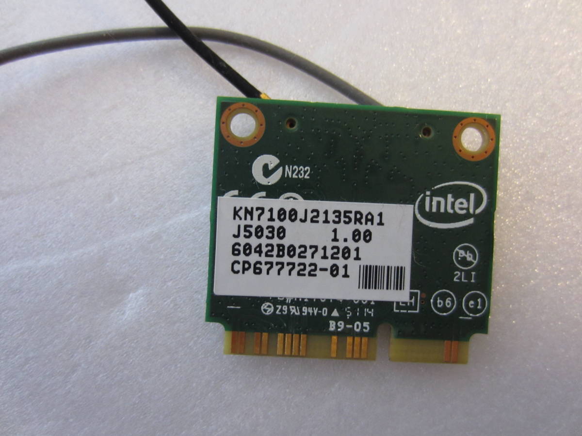 Intel 7260HMW AN デュアルバンド、2x2 対応 Wi-Fi + Bluetooth 4.0 無線LANカード アンテナ取り付けネジ付属