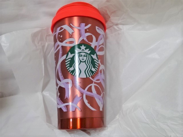 新品：スターバックス：ホリデー 2021 ステンレス ToGo ロゴタンブラー RED CUP 473ml：オンラインストア限定 スタバ _画像1