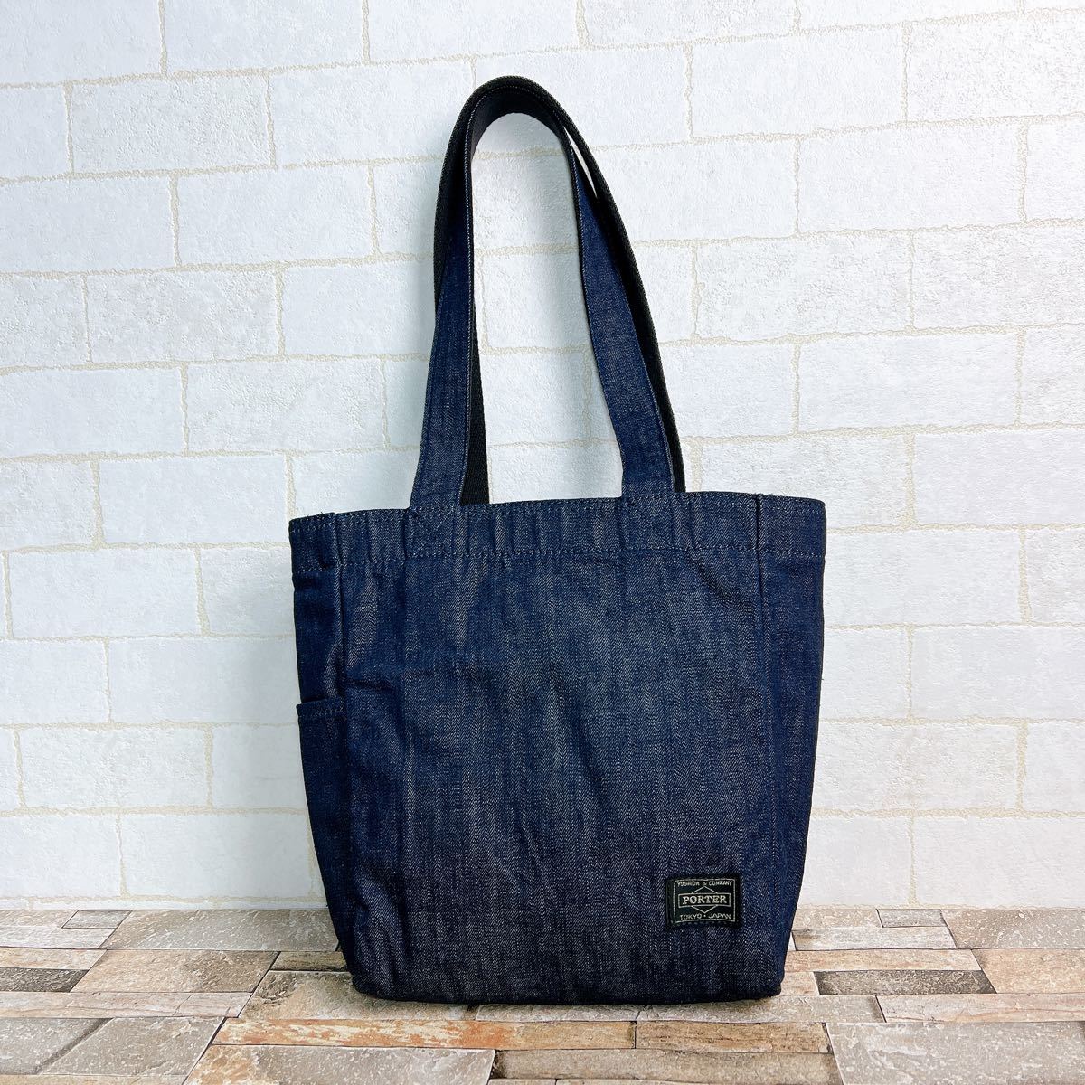 Yahoo!オークション - 美品 吉田かばんPORTER STAND DENIM TOTE Yahoo!オークション - 美品 吉田かばんPORTER STAND DENIM TOTE