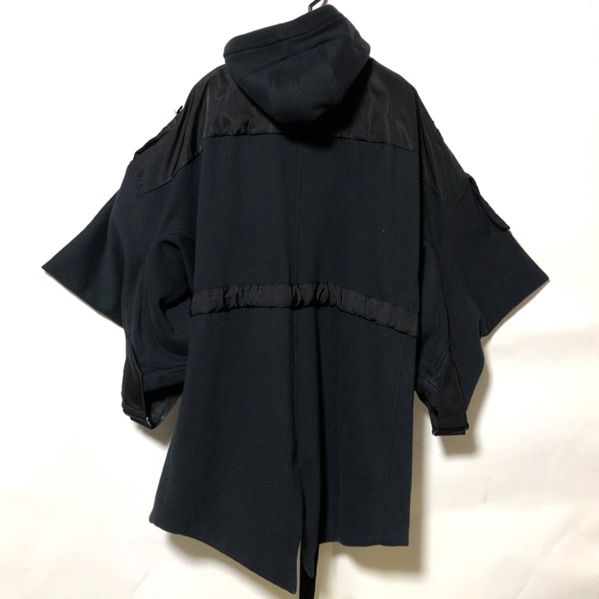 KTZ ワイドスリーブ フード付きコート S/Kokon to zai ココントーザイ レア品! 2