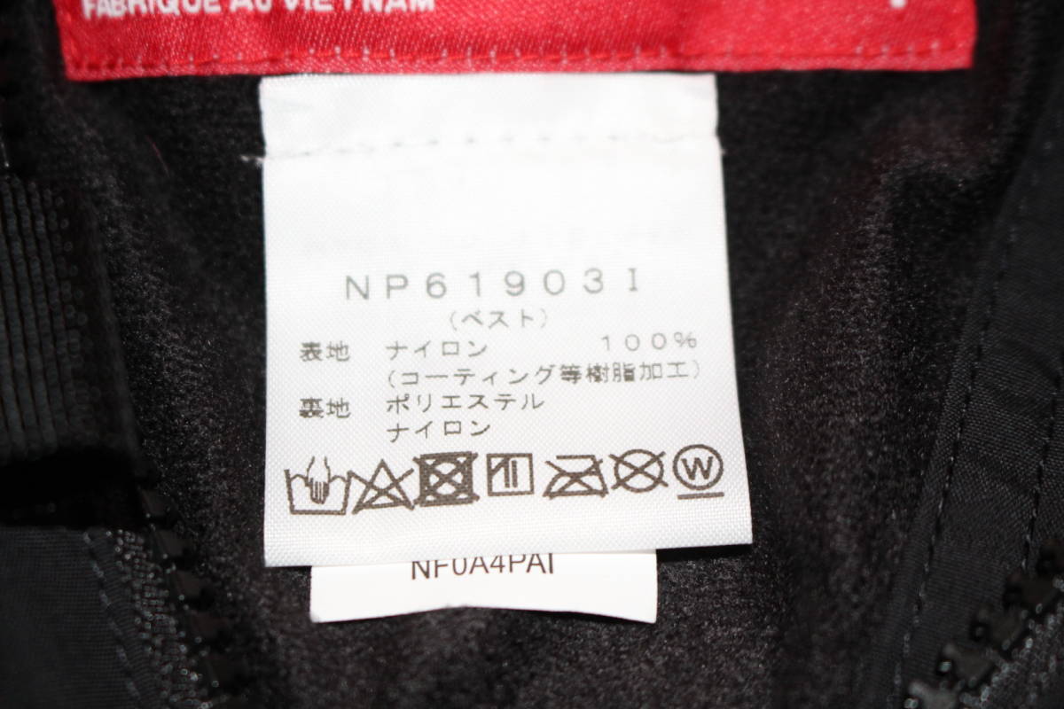 ☆即決 新品送料込 Sサイズ SUPREME THE NORTH FACE RTG JACKET VESTのみ ベスト NORTHFACE ノースフェイス BLACK ブラック 黒_画像8