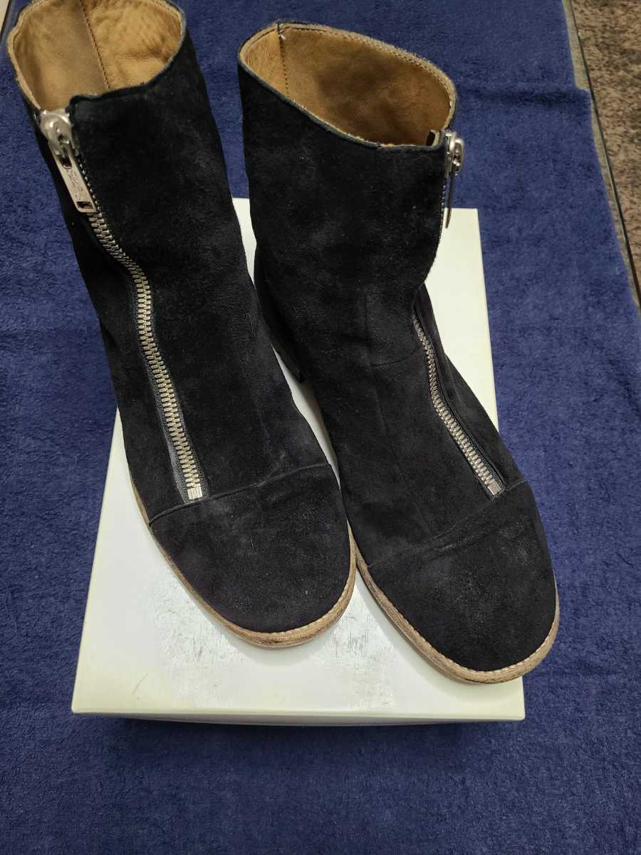 UNDERCOVER BOOTS ZlP スエードレザー名作　ジョニオ　バイカー_画像1