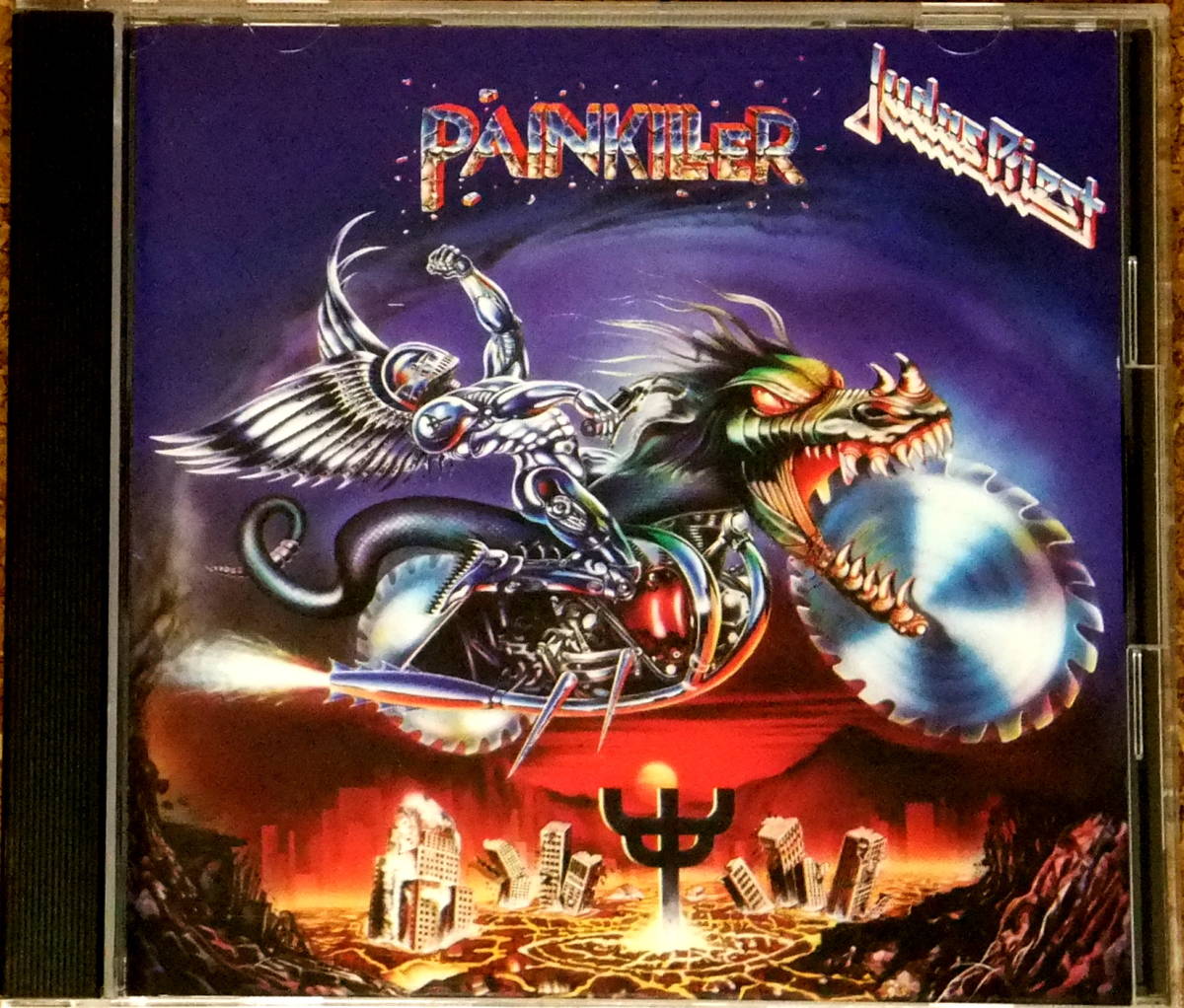 ジューダス・プリースト/ペインキラー■日本盤,ESCA-5159■Judas Priest/Painkiller■ヘル・パトロール,レザー・レベル,ナイトクローラー_画像1