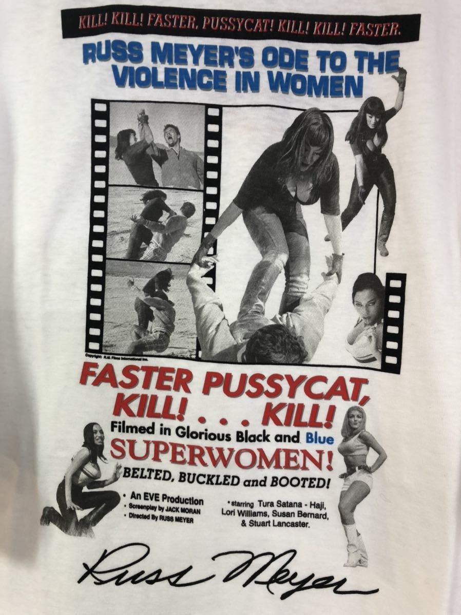 Faster Pussycat! Kill! Kill ファスター プッシーキャット キルキル ヴィンテージTシャツ ラス・メイヤー トゥラ・サターナ カルト映画 2