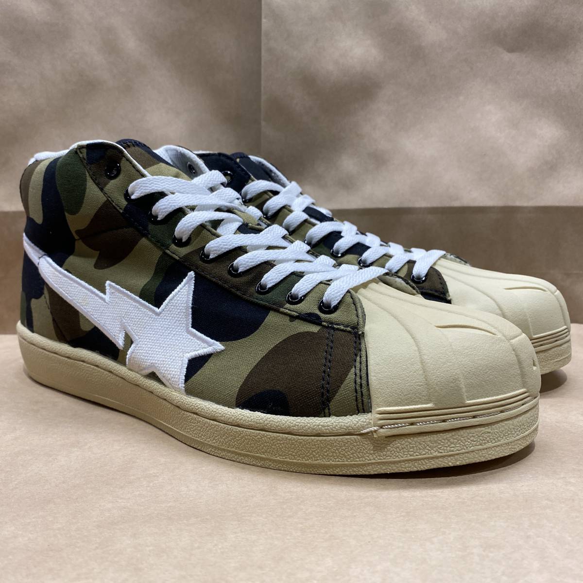 新品】 US11 29cm BAPE SKULLSTA HI 191-002 ベイプ スカルスタ ハイ