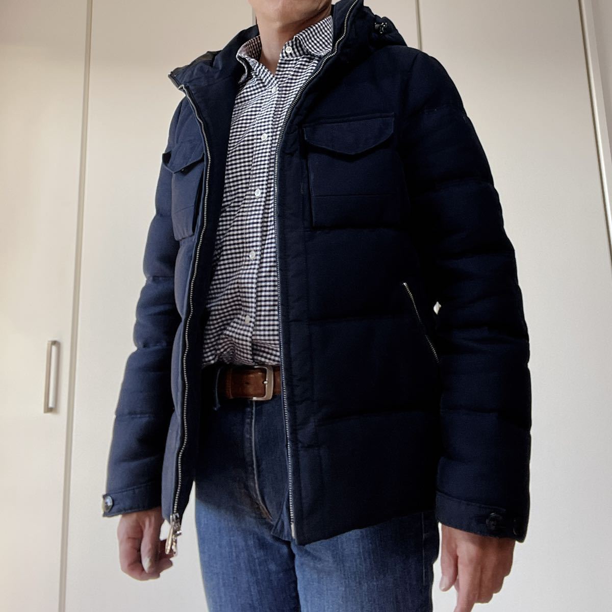 は自分にプチご褒美を お値引き交渉歓迎 AIGUILLE 48中古ネイビー