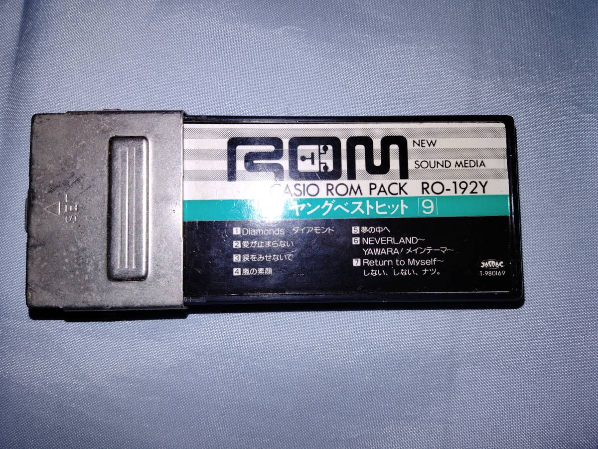 ★★　CASIO ROM PACK 　RO-162　RO-190K　RO-192Y　3つまとめての出品です　★★_画像2