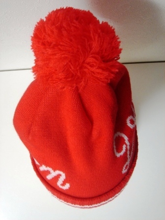 VOLCOM GIRL'S ボルコム K5851908CMS② レディース ビーニー Beanie ニット帽 ポンポン付き 帽子 深い赤色 ヴォルコム 新品 即決 送料無料_画像7