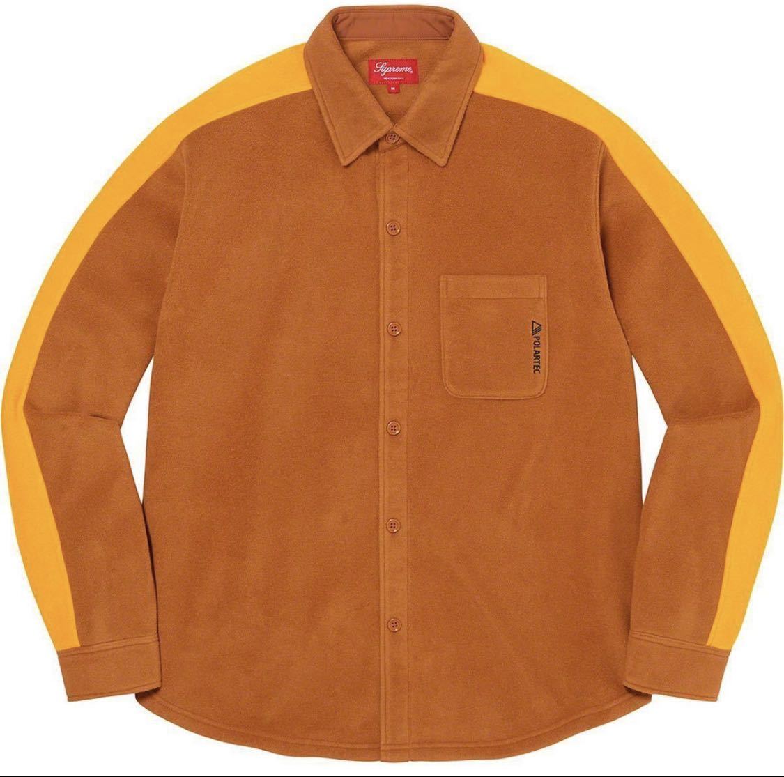 Sサイズ Supreme Polartec Shirt Rust ポーラーテック シャツ
