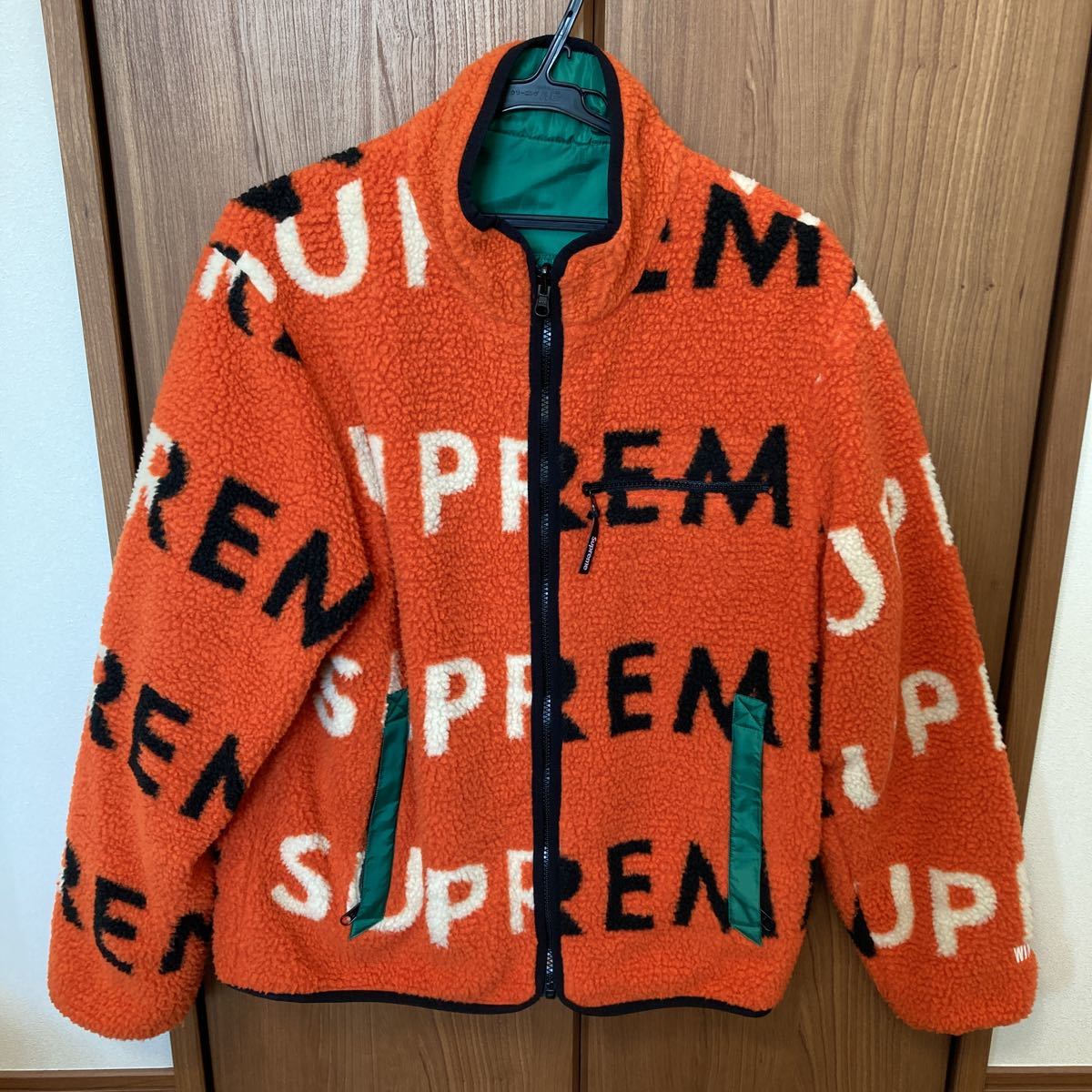 新品登場 Reversible Supreme FLEECE オレンジ サイズM フリースジャケット リバーシブル JACKET ジャンパー、ブルゾン 新品登場 Reversible Supreme FLEECE オレンジ サイズM フリースジャケット リバーシブル JACKET ジャンパー、ブルゾン
