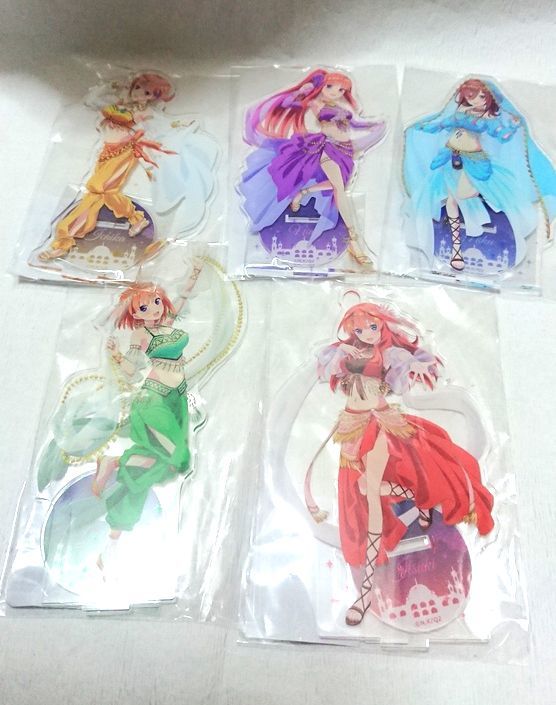 五等分の花嫁 千夜一夜物語 アクリルスタンド 5人 セット 中野 一花 二