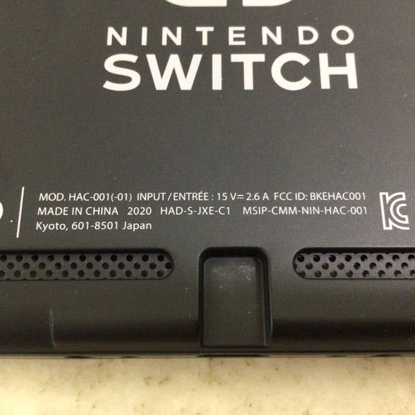 1円～ 動作確認/初期化済 Nintendo Switch HAC-001(-01) 本体 ネオンブルー ネオンレッド_画像5