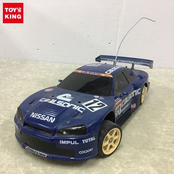 1円～ ジャンク 電動RCカー / R/C ラジコンカー シャーシ、ボディ 日産カルソニック IMPUL、タミヤC.P.R.UNIT （P-80F）FET他