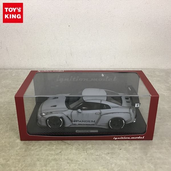 1円~ イグニッションモデル 1/18 パンデム R35 GT-R マットグレー 2