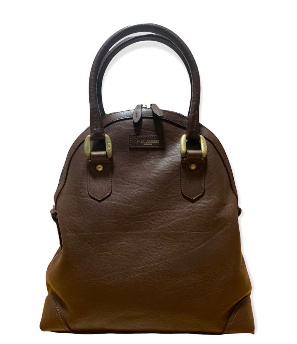 レア 大容量 J&M Davidson 2way ハンド ショルダー バッグ ...
