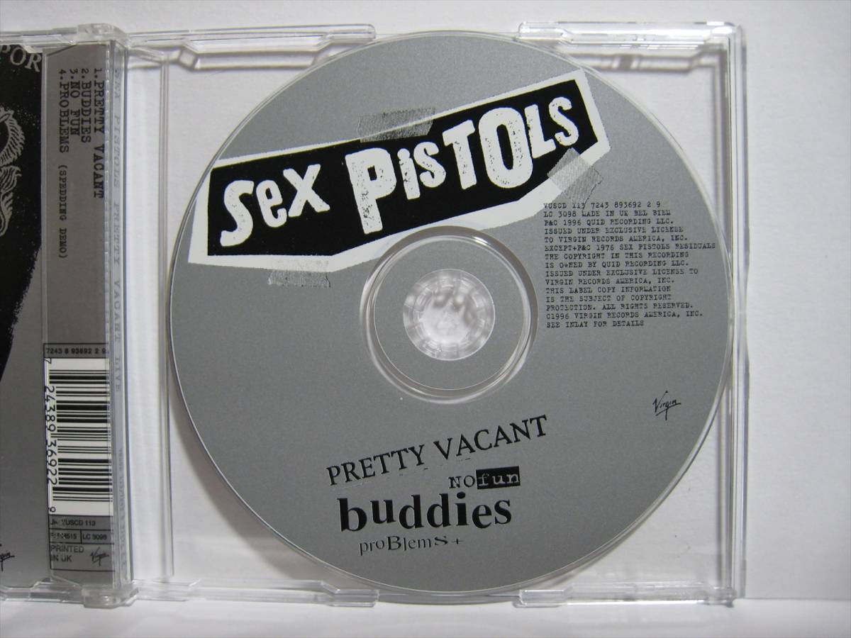 【CD】 SEX PISTOLS / PRETTY VACANT UK盤 セックス・ピストルズ_画像3