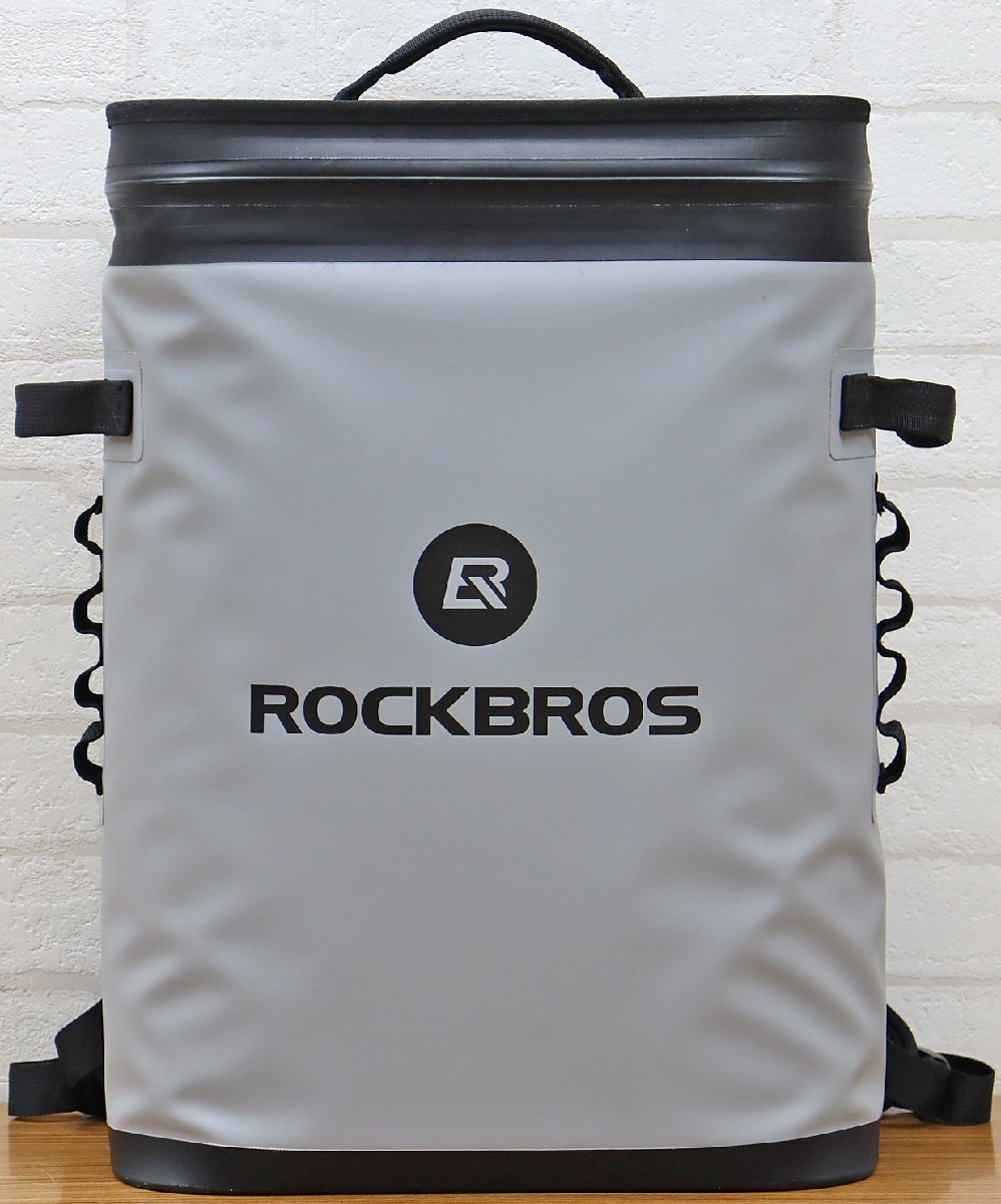 M◎中古品◎アウトドア用品『リュック型クーラーボックス』 ROCKBROS/ロックブロス 本体のみ 保冷 サイズ(約):W34.5×H48.4×D22.5cm