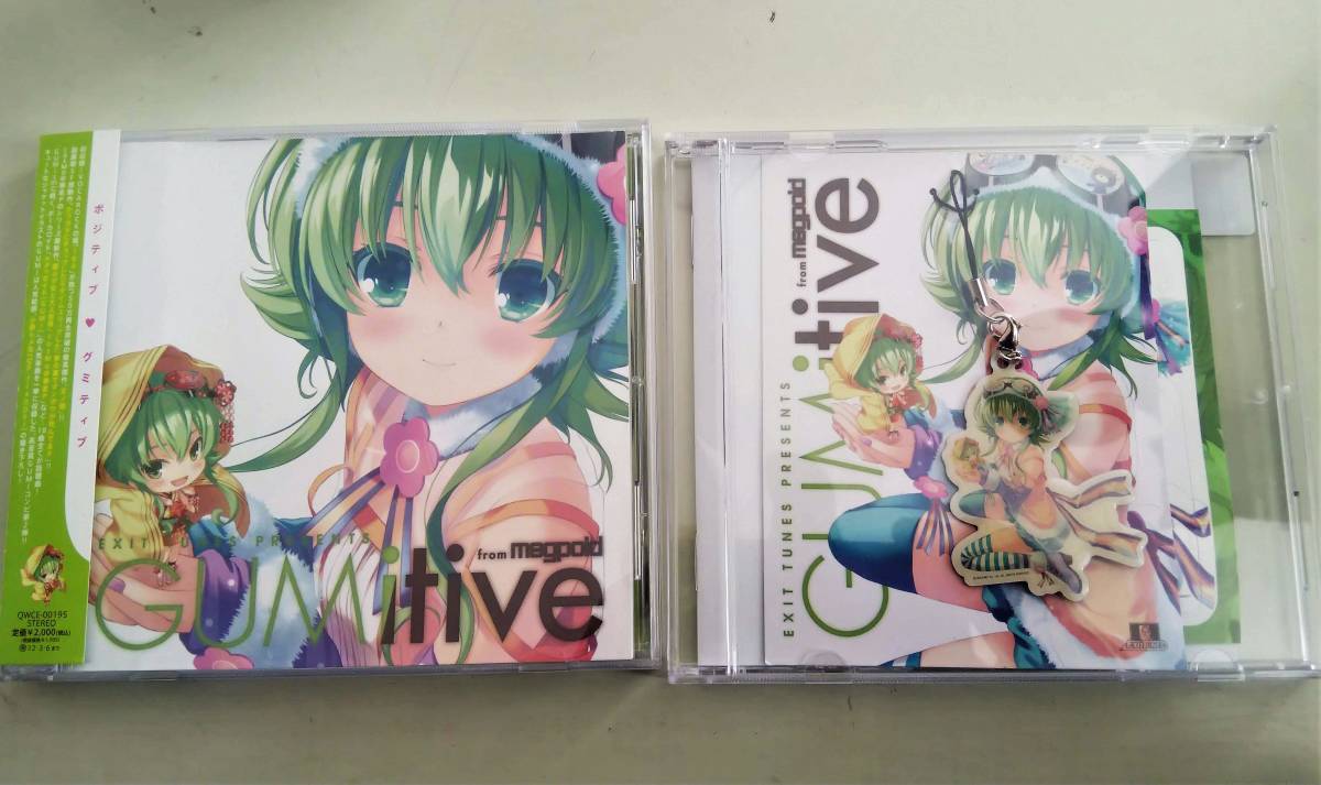 CD EXIT TUNES PRESENTS GUMitive from Megpoid Vocaloid ストラップ付き フェイクカード欠品 イラスト 小原トメ太 QP:flappe ボカロの画像1