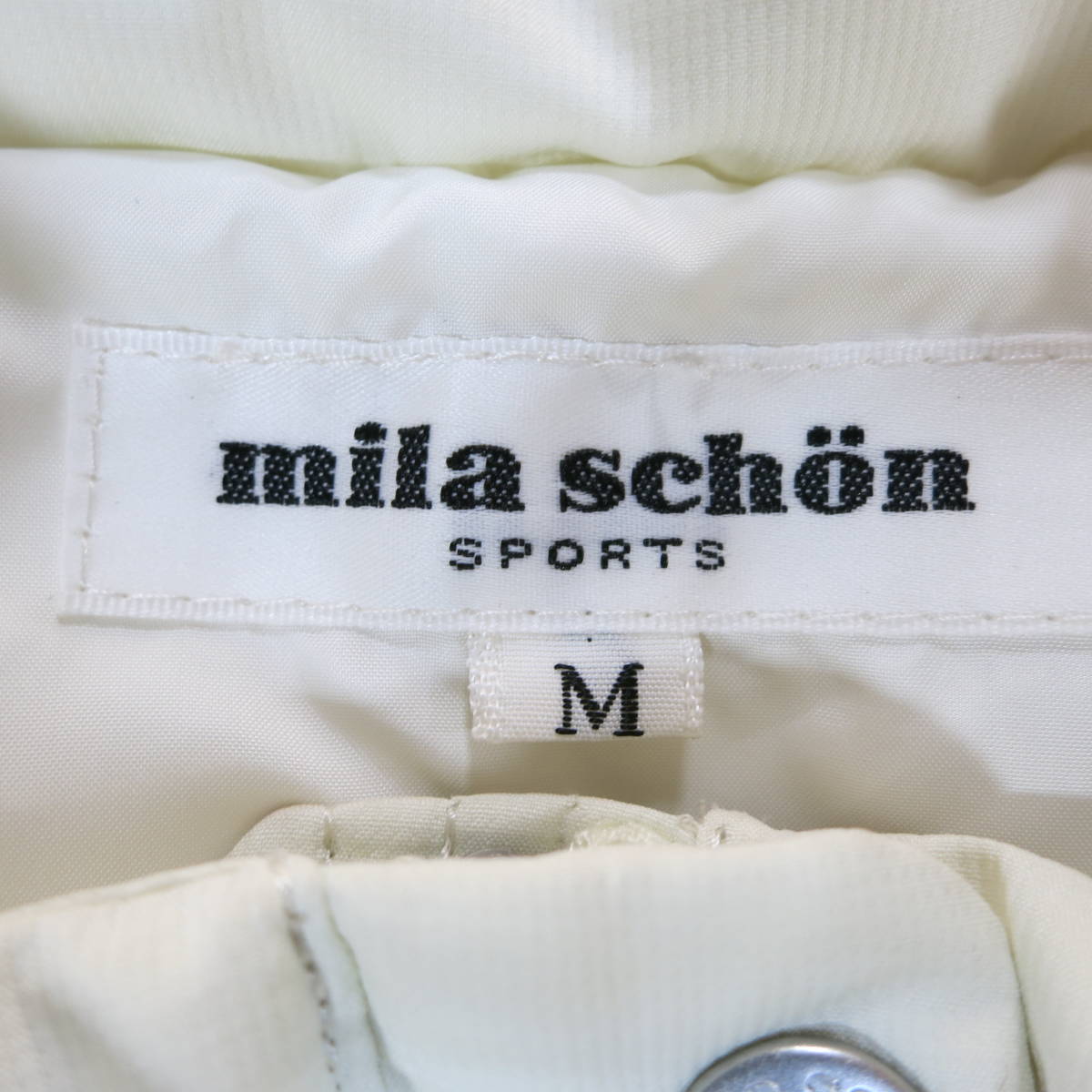 mila schon ミラショーン ダウンベスト ホワイト アイボリー 白 mila schon ミラショーン ダウンベスト ホワイト アイボリー 白