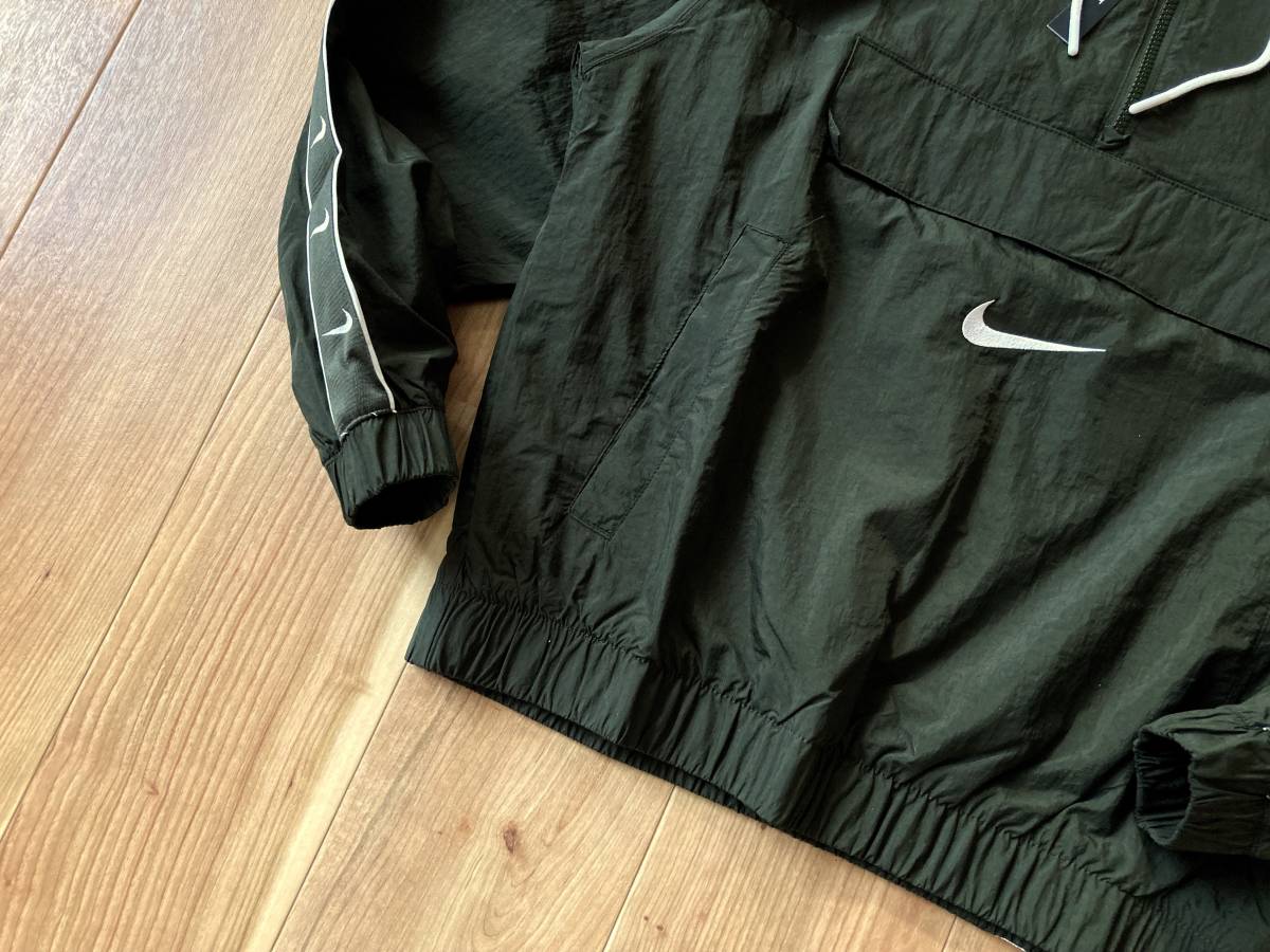 正規品 NIKE / SWOOSH WOVEN JACKET LOOSE FIT/ olive / S サイズ / ナイキ スウッシュ アノラック ブルゾン ジャケット ナイキ_画像5