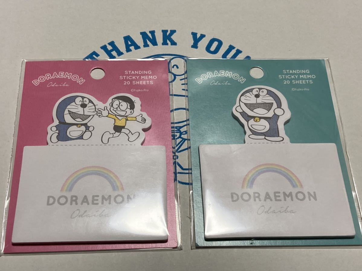 新品 ドラえもん 未来デパートお台場限定 スティキーメモ 2種セット 日本製 藤子 新品 ドラえもん 未来デパートお台場限定 スティキーメモ 2種セット 日本製 藤子