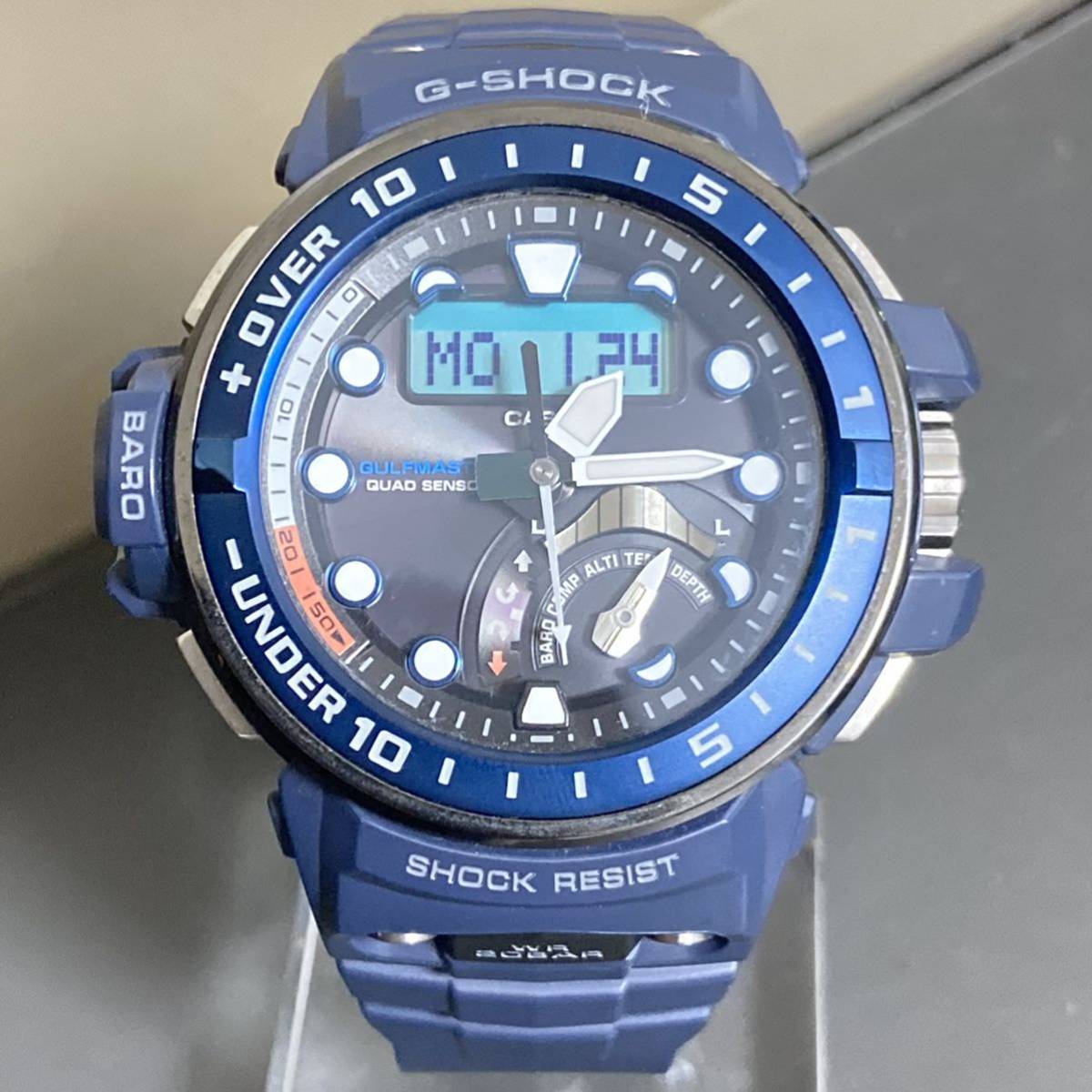 ヤフオク! - 極美品 箱説付G-SHOCK GWN-Q1000A-2AJ...