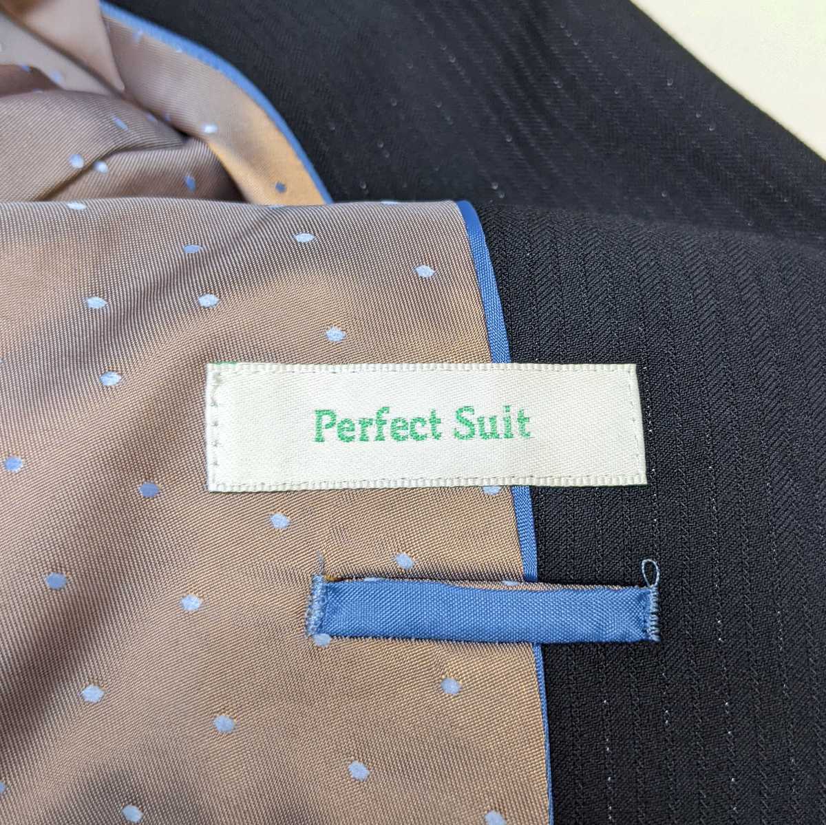 +FC31 Perfect Suit パーフェクトスーツ フォーマル レディース 7号 7AR セレモニー スーツ 上下 セット 黒 ストライプ 入学式 卒業式_画像10