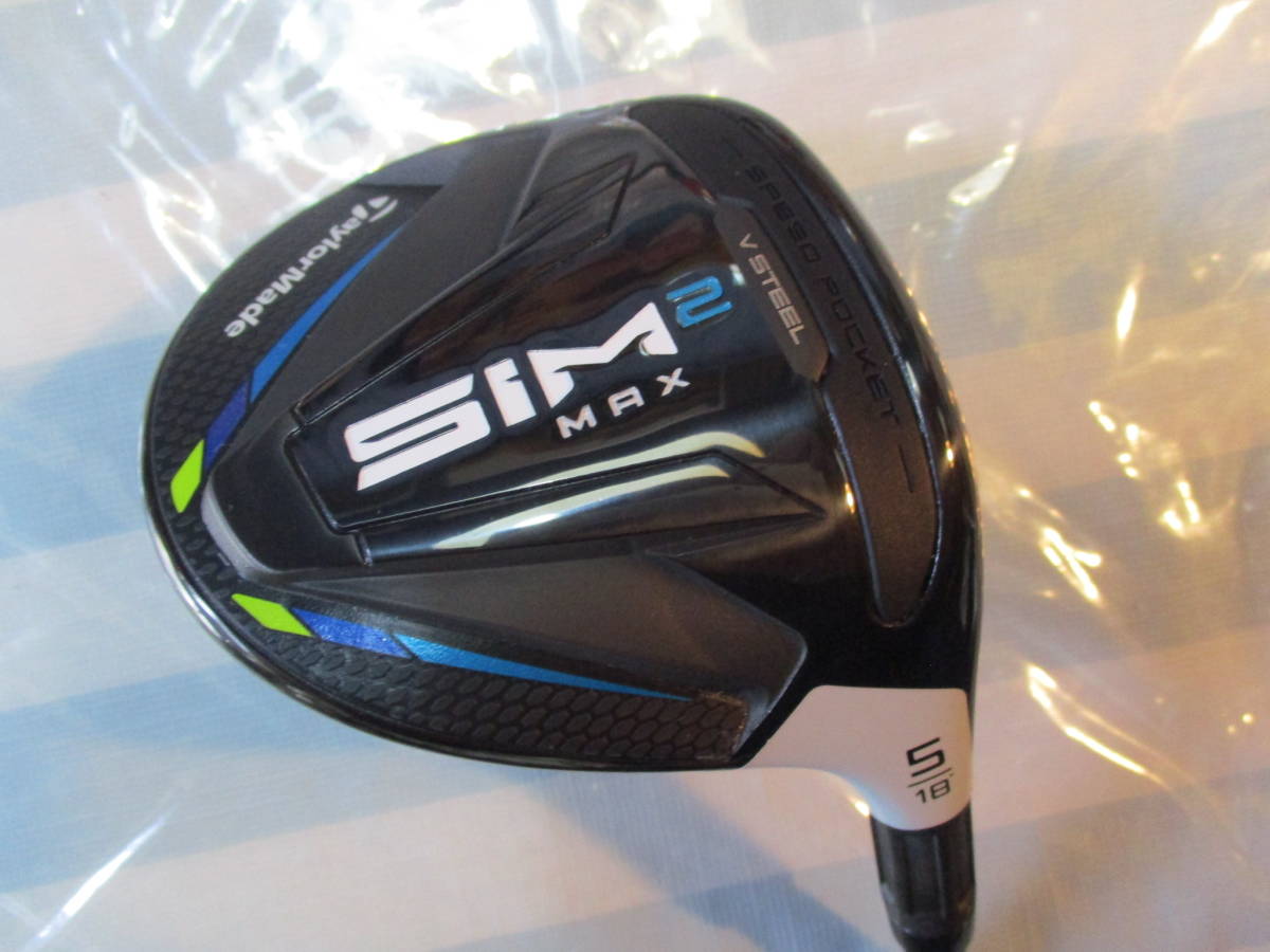 □美品□SIM2 MAX□シム2 マックス□5番18度□純正テンセイブルーTM-50