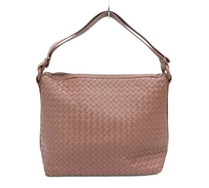 BOTTEGA VENETA ボッテガヴェネタ 2WAYショルダーバッグ FB0926 型番115658 イントレチャート ワンショルダーハンドバッグピンクベージュ系_画像2