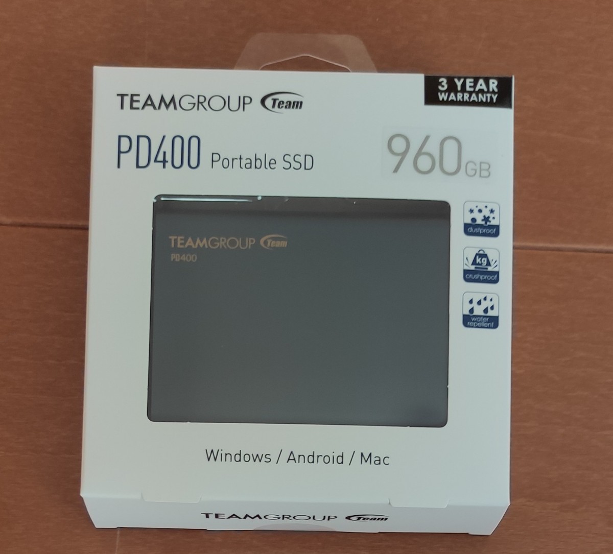 新品未開封品 960GB ポータブルSSD 外付けSSD PD400