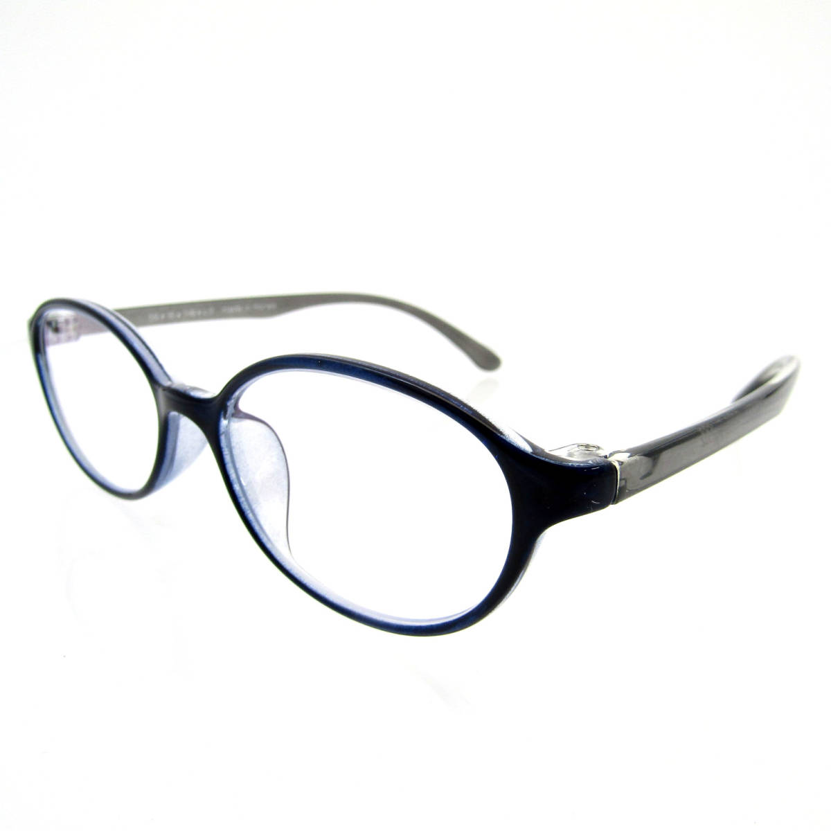 【送料無料】 老眼鏡 +0.50 リーディンググラス フルリム 眼鏡 おしゃれ 超弾性素材 軽量 TR90 オーバル 婦人 レディース ブルー_画像2