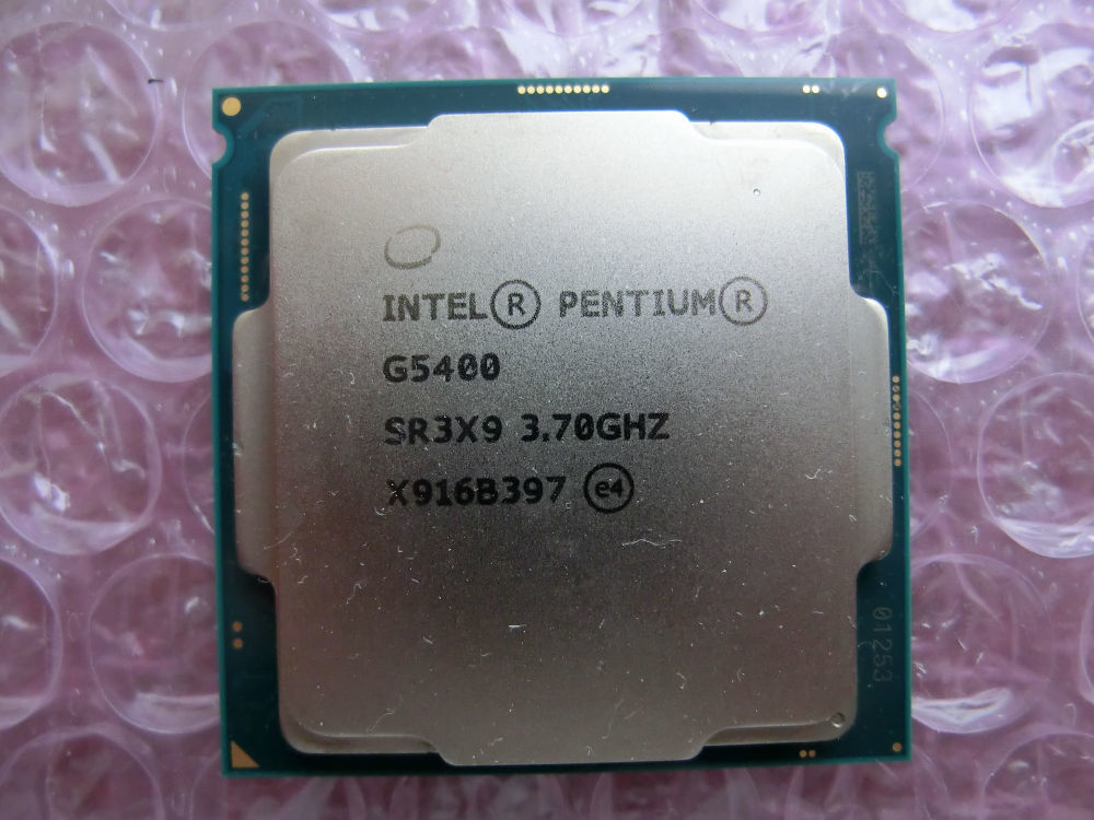 CPU Intel Pentium G5400 Coffee Lake LGA1151 中古動作品