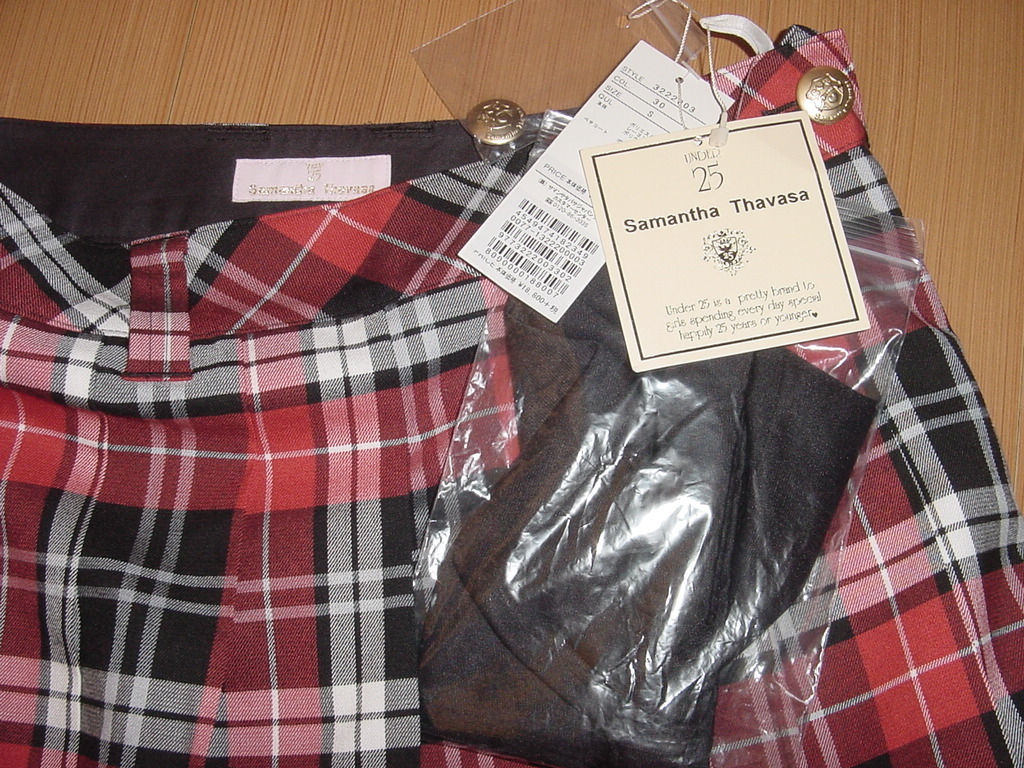  new goods * Samantha Thavasa UNDER25* skirt &..... bag * Golf regular price 35208 jpy 