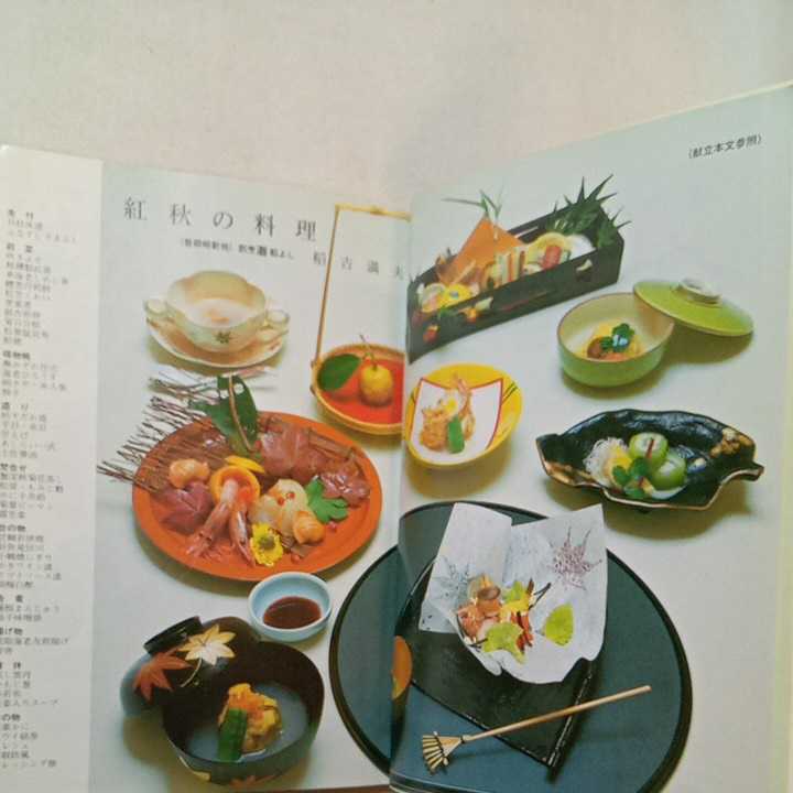 zaa-297♪『味感』424号　 1987年11月号　季節の料理シリーズ/名残り懐石/献立集_画像4