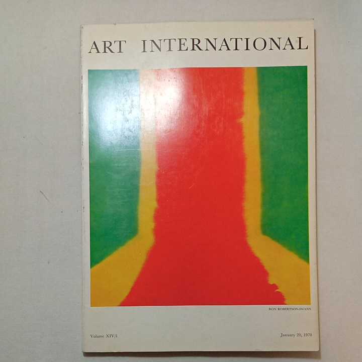 zaa-300 ART 超人気新品 INTERNATIONAL 1970年1月号 VOLUME 洋書英語版 【一部予約販売】 1 XIV 現代アート