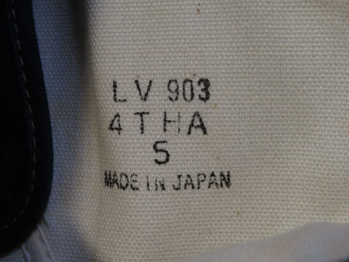 新品(デット)★【Levis/リーバイス】ビンテージ/5サイズ/ハイカット/ムーンスター(月星製)LV902/スニーカー/NVY★コンバース/オールスター_画像9