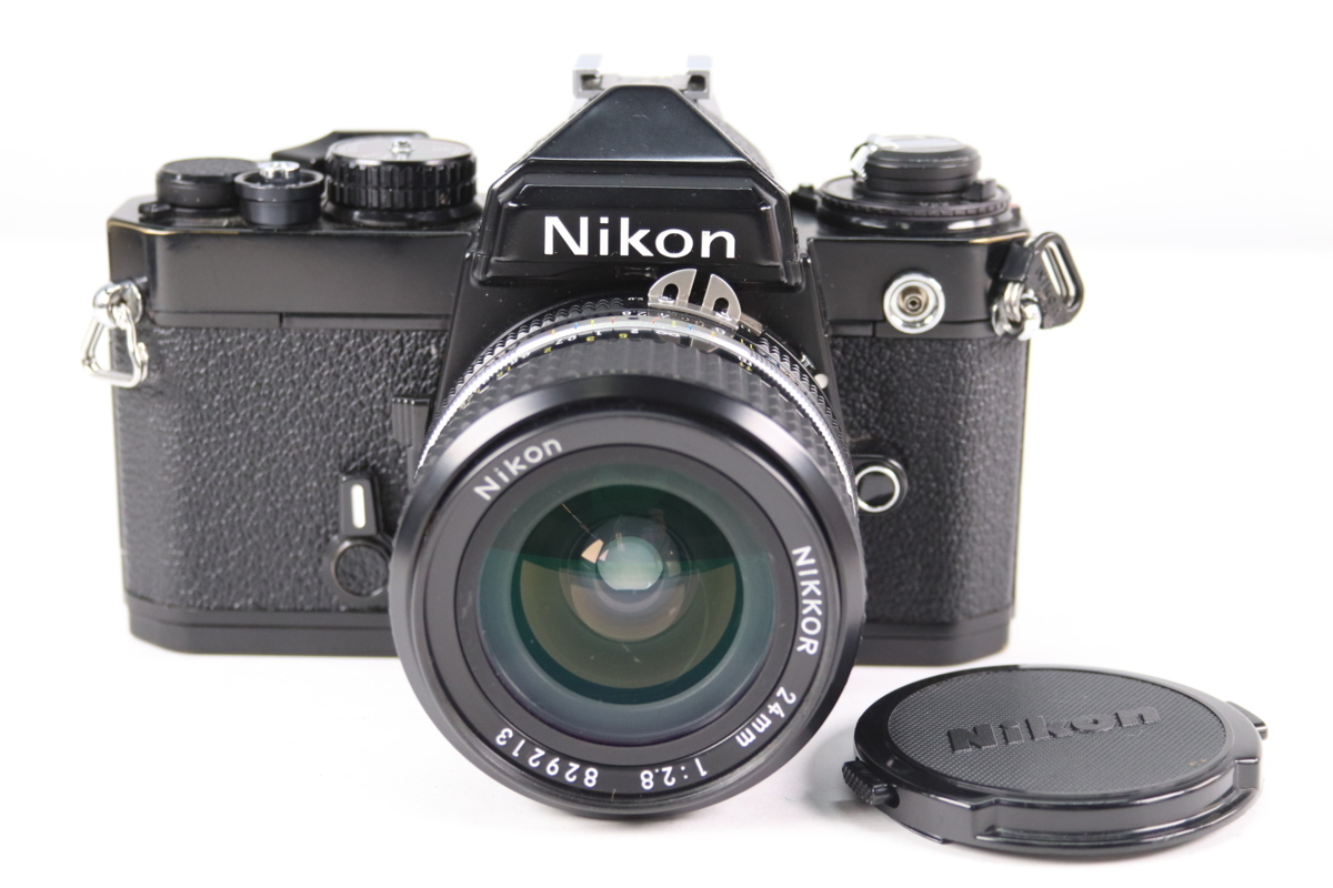 NIKON ニコン FE 一眼レフ フィルムカメラ NIKKOR 24mm F2.8 単焦点