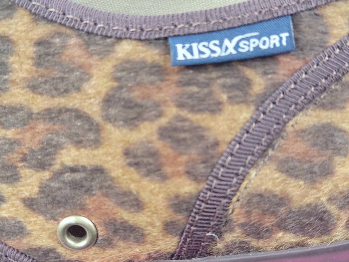 新品 KISSA SPORT キサスポーツ KS8440 LEOPARD 24.5cm レオパード 厚底 ウェッジソール スニーカー_画像5