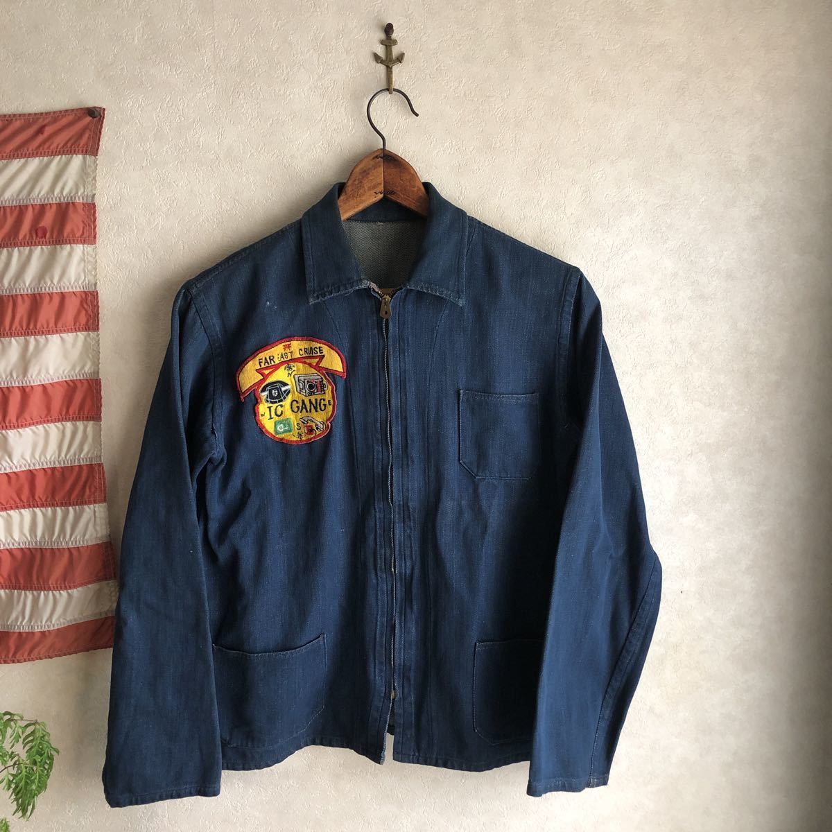 50's 60's ビンテージ U.S.NAVY デニム ツアージャケット USN US NAVY 米海軍 古着 スーベニア ヘチマ襟 ショールカラー カバーオール(戦闘服)|売買されたオークション情報、yahooの商品情報をアーカイブ公開 - オークファン(aucfan.com) 50's 60's ビンテージ U.S.NAVY デニム ツアージャケット USN US NAVY 米海軍 古着 スーベニア ヘチマ襟 ショールカラー カバーオール(戦闘服)|売買されたオークション情報、yahooの商品情報をアーカイブ公開 - オークファン(aucfan.com)