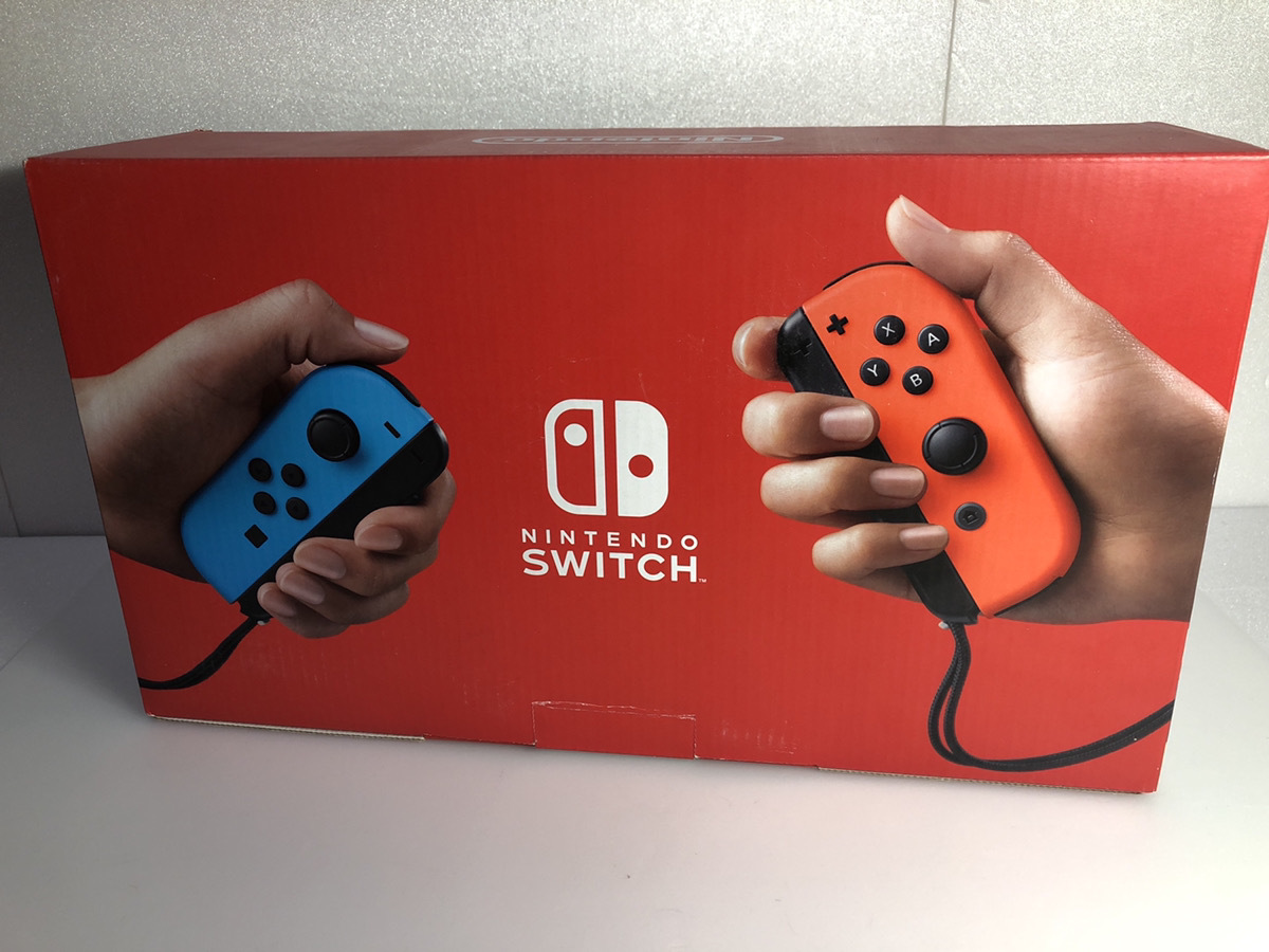 ★ニンテンドースイッチ 化粧箱 外箱のみ★ 任天堂/Nintendo switch/後期ネオン_画像2