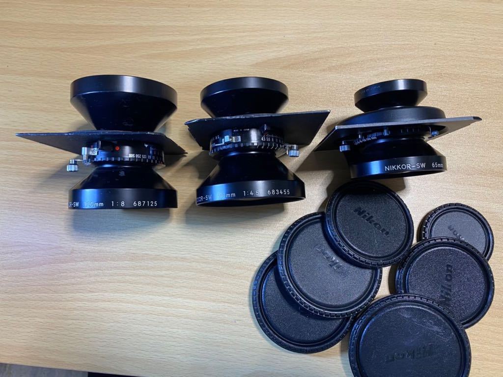 水網SAS5本組 Nikon SW 120mm f8 687125 / 90mm 4.5 683455 /65mm f4 663027 大判レンズ  在庫限り送料無料|家電、AV、カメラ,カメラ、光学機器 - roe-solca.ec