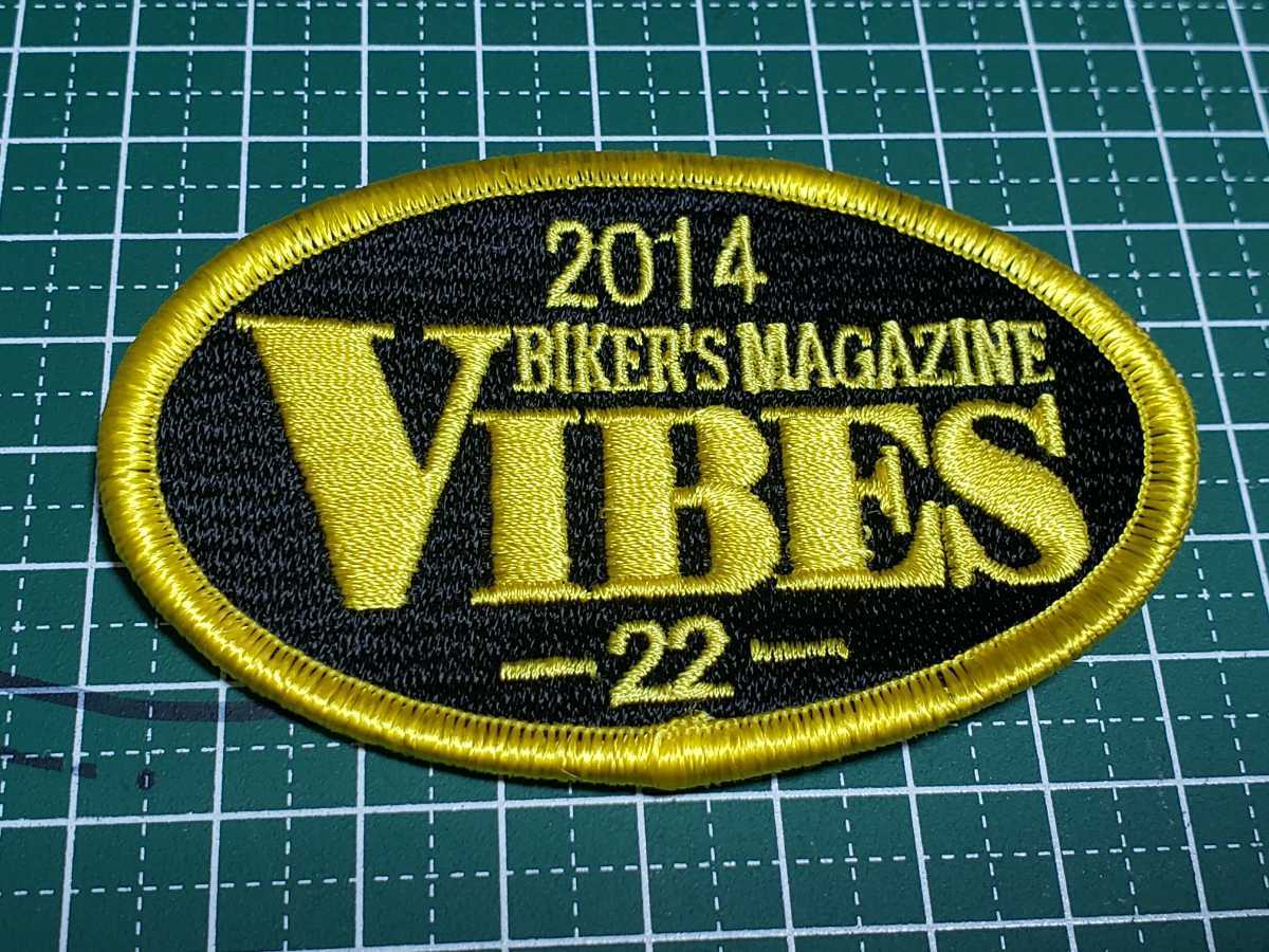 ■即決/送料無料■VIBES ハーレー バイブス ミーティング　MEETING ワッペン　2014開催 バイブズ_画像1