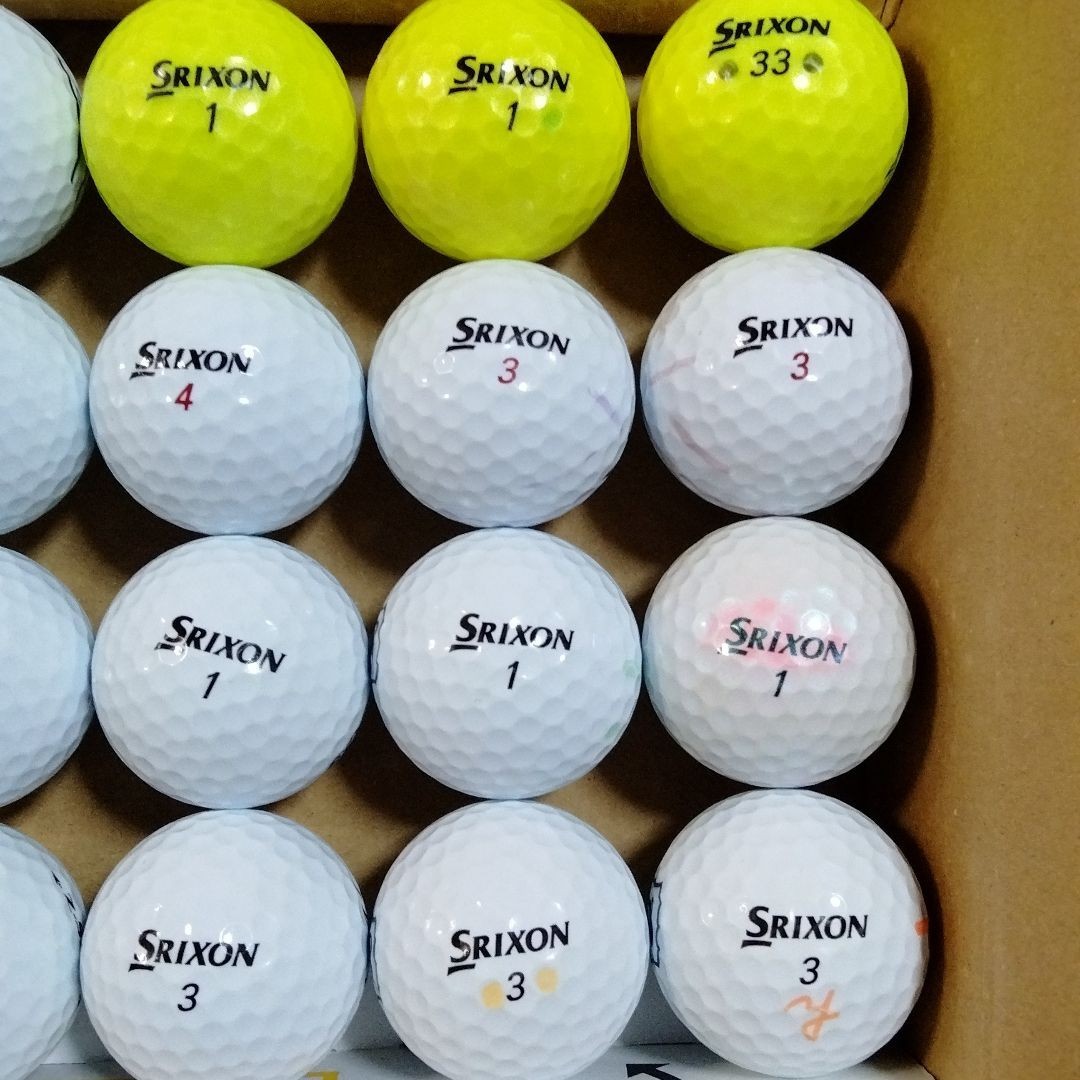 爆買い！ SRIXON Z-STAR 黄 年式混合 ロストボール 24球 agapeeurope.org