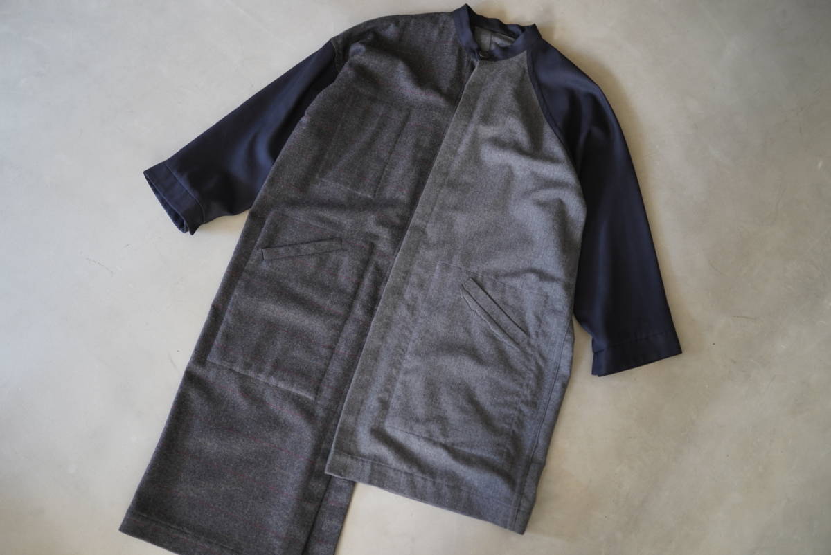 驚きの安さ アシンメトリードッキングウールコート 17AW / TELUNTS(キゼニアテルンツ) XENIA Lサイズ 驚きの安さ アシンメトリードッキングウールコート 17AW / TELUNTS(キゼニアテルンツ) XENIA Lサイズ