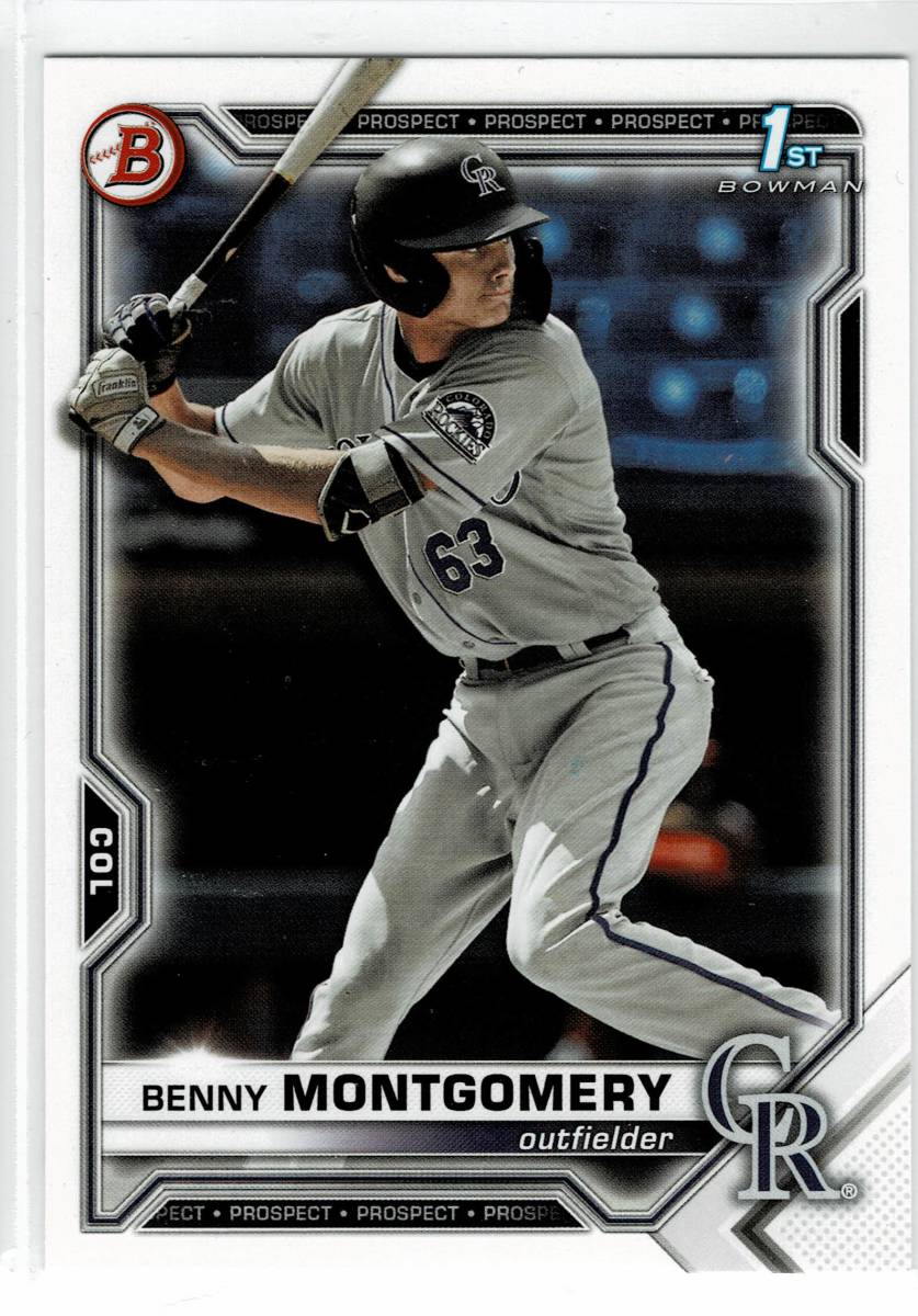 2021 Bowman Draft Benny Montgomeryの画像1
