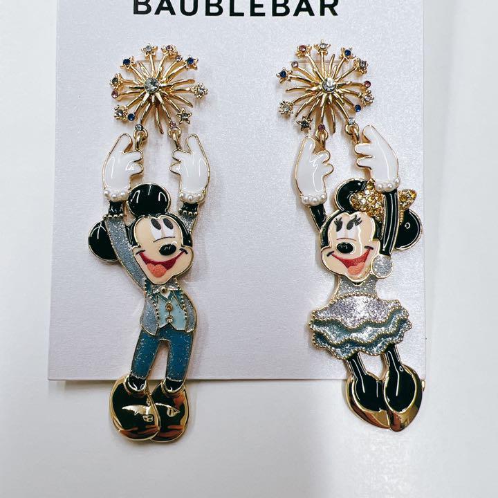 新品】ディズニーワールド50周年 Baublebar ミッキー ミニー ピアス