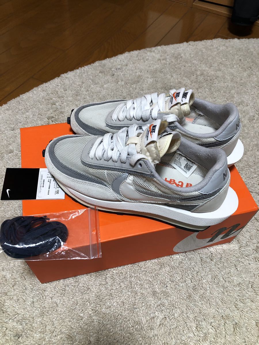 ナイキ sacai LD ワッフルサカイ サミット ホワイト25.5