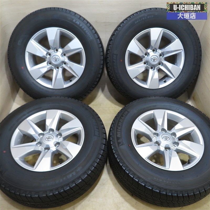 プラド150後期TX 純正ホイール タイヤ 265 65R17 新車外し ホイール
