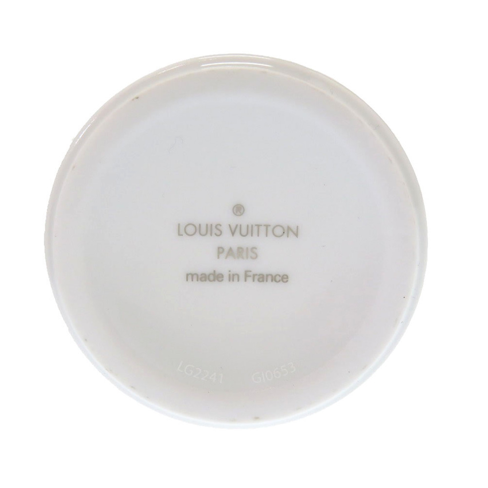 未使用 ルイ ヴィトン モノグラム カップ ルイ GI0653 タンブラー 陶器 ホワイト カップ LV 0029 LOUIS VUITTON 