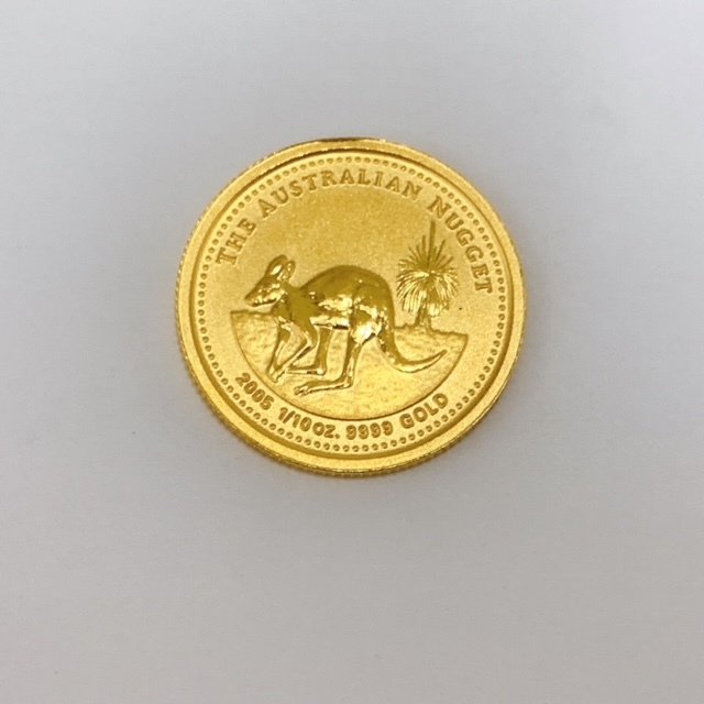 2005年 カンガルー金貨 1/4オンス クリアケース入り-